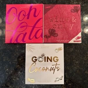 NIB Colourpop Ooh La La / Wine & Only / Going Coconuts Makeup Lot